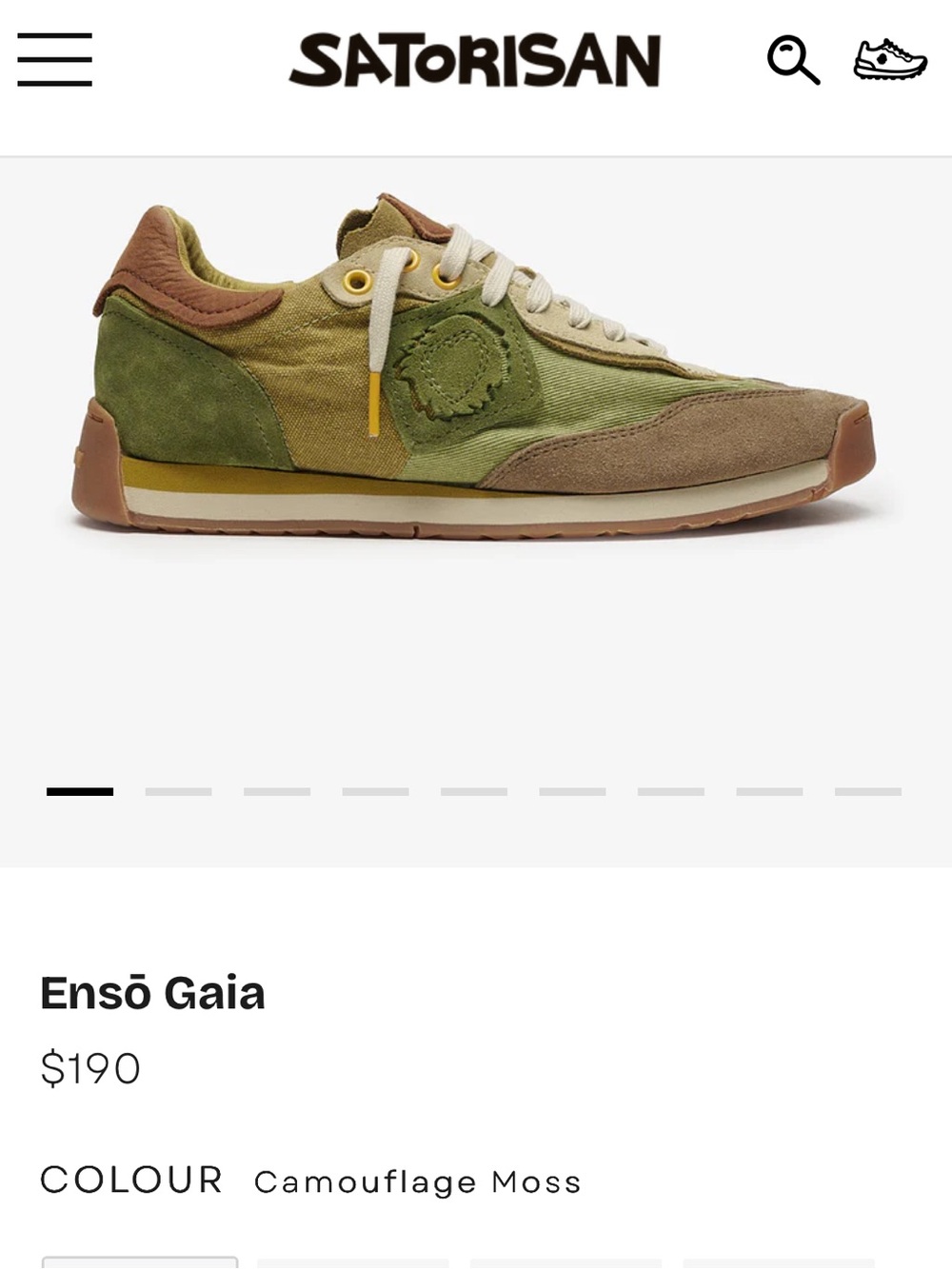 2 pairs - Satorisan Enso Gaia - Camouflage Moss EU44/US 10.5 men - Picture 14 of 16